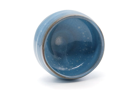 Japanese Matcha Bowl - Sky Blue Undulating Chawan - 500ml