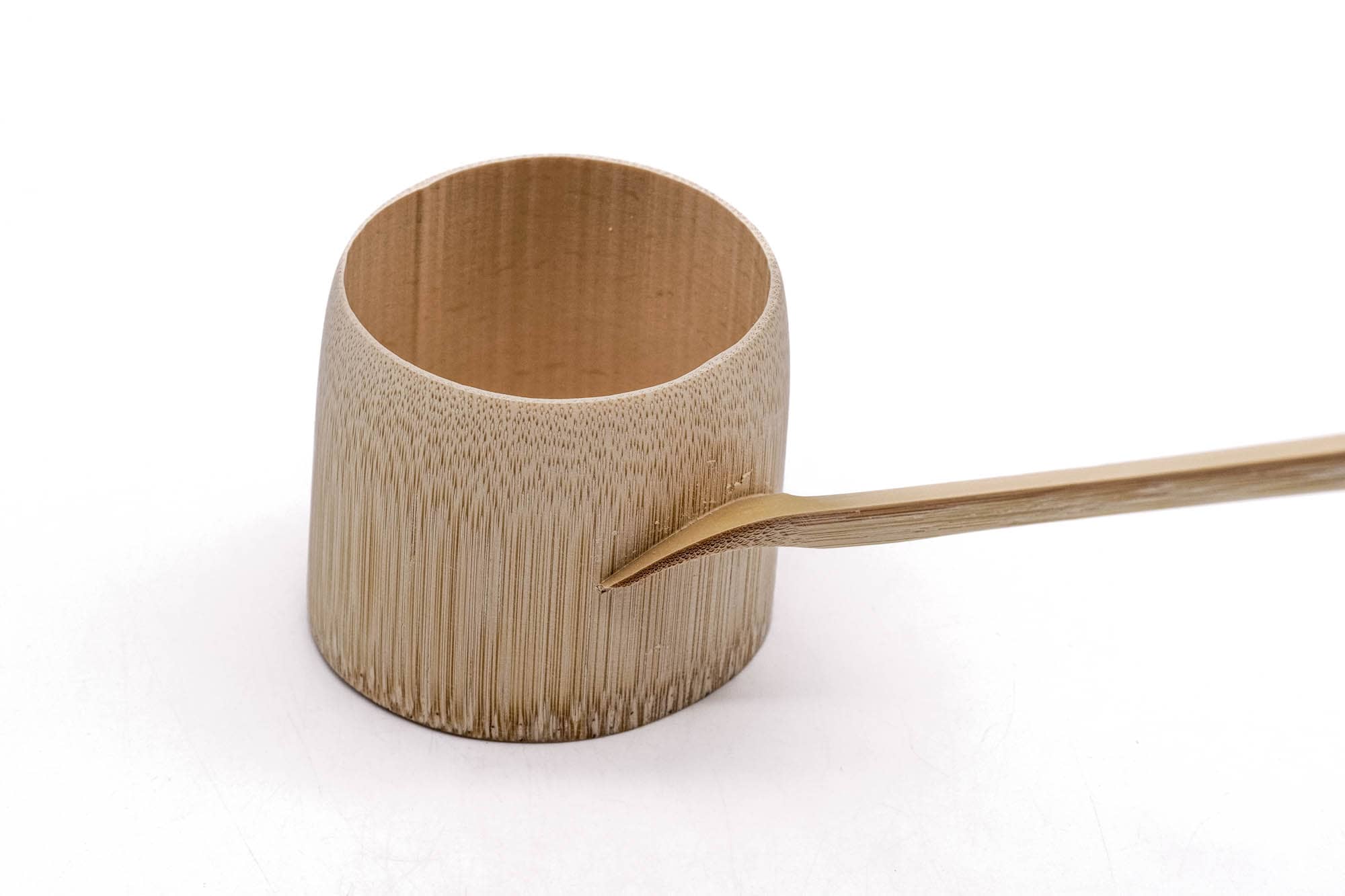 海田曲巷 茶杓「黄昏」kyokkou kaida tea spoon Cherry Wood Handcrafted Kabazaiku Tea Scoop (Tbsp) | Senbird Tea