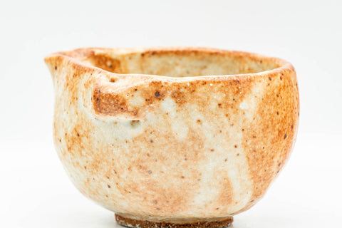 Japanese Katakuchi - Abstract Orange Shino Glazed Water Cooler - 120ml