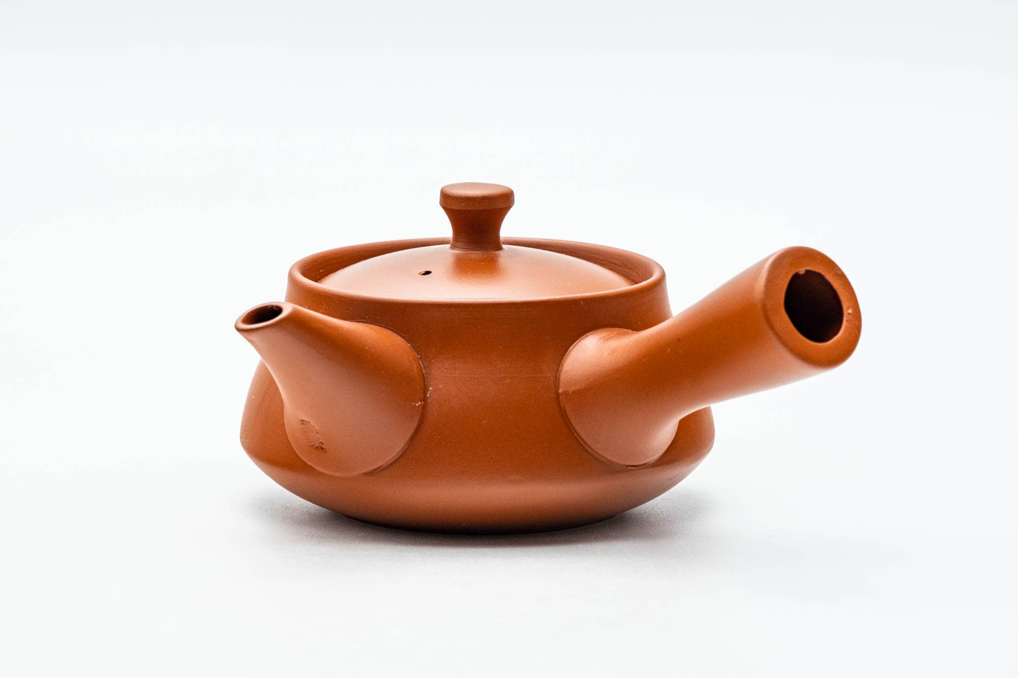 Japanese Tea Set - Bamboo Engraved Tokoname-yaki Kyusu Teapot with 5 Yunomi Teacups