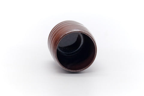 Japanese Teacup - Brown Shino Glazed Mino Yunomi - 100ml
