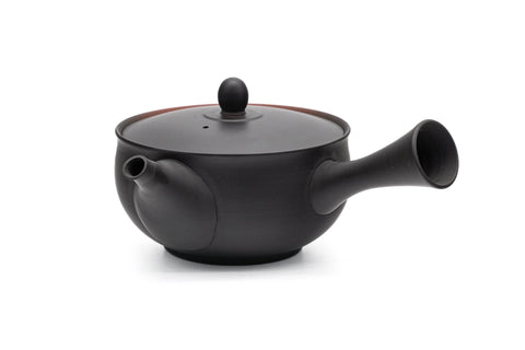 Black Red Yōhen Tokoname Teapot - 250ml