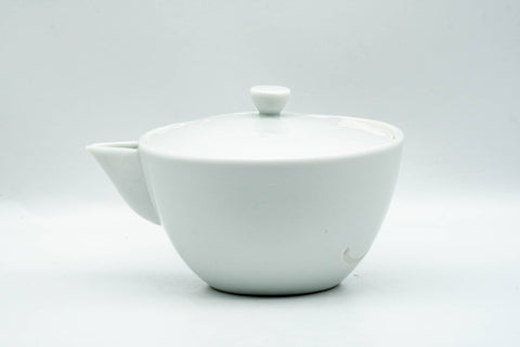 Japanese Houhin - Floral Engraved Arita-yaki Ceramic Filter Porcelain Teapot - 230ml