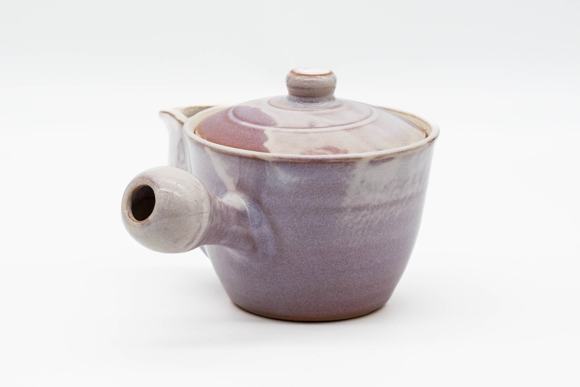 Japanese Kyusu - 椿秀窯 Tsubakihide Kiln - Purple Hagi-yaki Teapot - 400ml