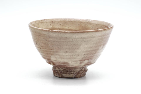 Japanese Matcha Bowl - 渡辺城山 Jōzan Watanabe - Beige Hagi-yaki Ido Chawan - 250ml