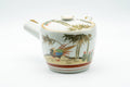 Japanese Kyusu - Bamboo Peacock Kutani-yaki Ceramic Filter Teapot - 400ml - Tezumi
