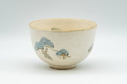 Japanese Teacups - Set of 3 Uniquely Decorated Floral Kiyomizu-yaki Yunomi - 170ml