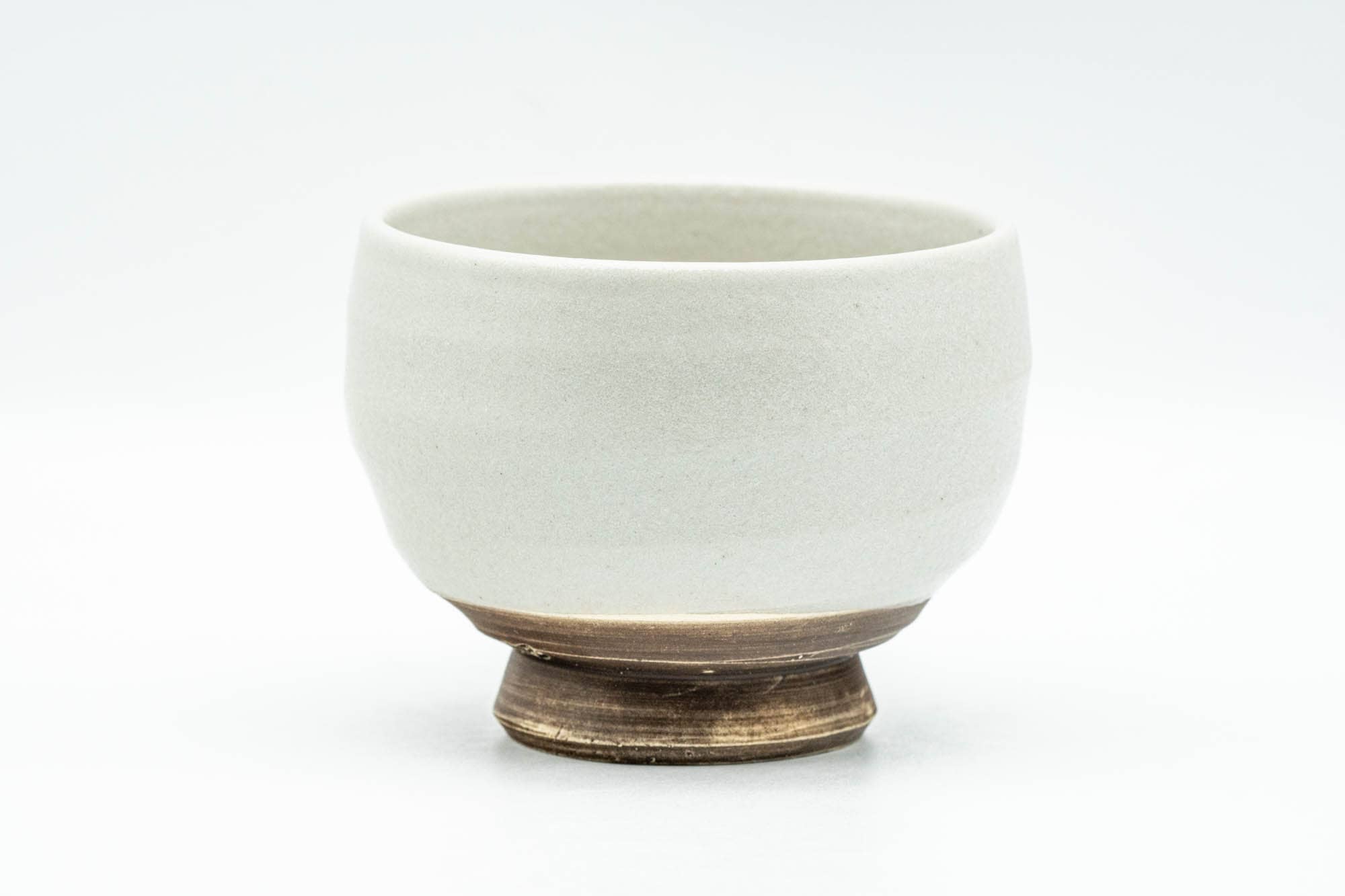 Japanese Teacup - Matte White Round Yunomi - 110ml