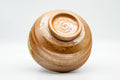 Tezumi — Japanese Matcha Bowl - Ash Green Glazed Shigaraki-yaki Chawan - 300ml — top-down view of the interior