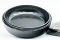Japanese Incense Kogo - Floral Black Lacquer Container - 15ml - Tezumi