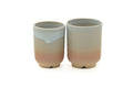 Tezumi — Japanese Teacups - Pair of Meoto Hagi Yunomi - 140ml — front view