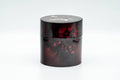 Japanese Chazutsu - Sparkling Butterflies Red Plastic Tea Canister - 300ml - Tezumi
