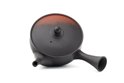 Black Red Yōhen Tokoname Teapot - 250ml