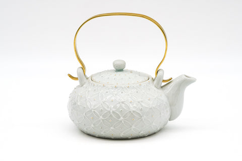 Icchin Shippo Kiyomizu-yaki Teapot - 275ml