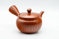 Japanese Kyusu - Calligraphy Engraved Tokoname-yaki Mesh Teapot - 260ml - Tezumi
