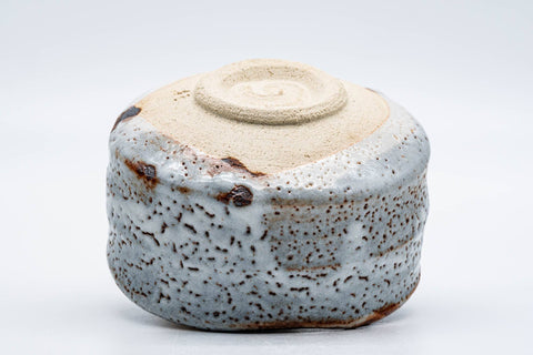 Japanese Matcha Bowl - Blue Shino Glazed Mino-yaki Chawan - 300ml