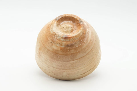 Japanese Matcha Bowl - 梅田陶楽 Umeda Touraku - Biwa-iro Glazed Ido-gata Hagi-yaki Chawan - 300ml