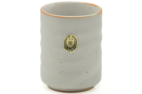 Japanese Teacup - White Shino Glazed Mino-yaki Yunomi - 115ml