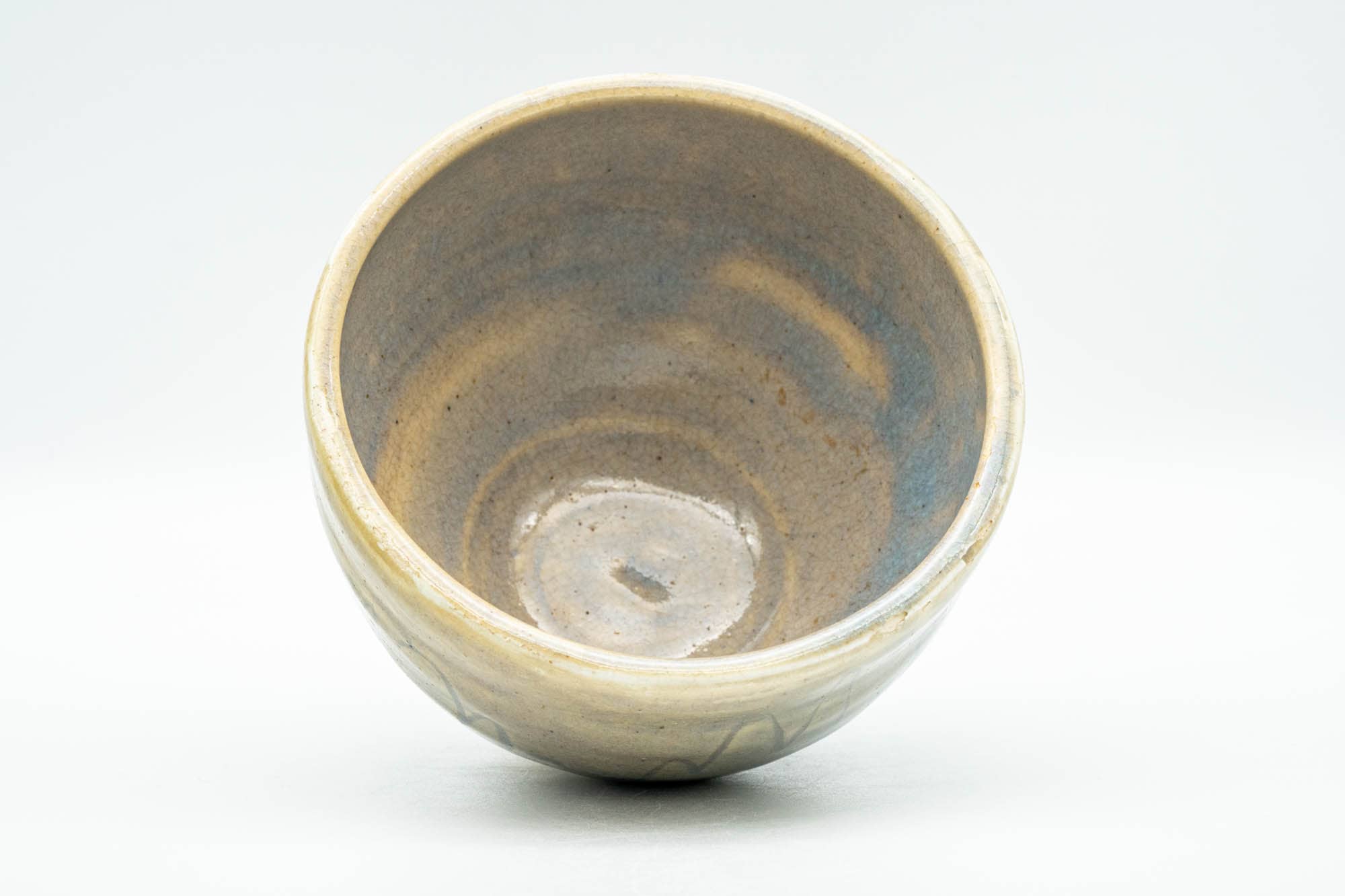 Japanese Matcha Bowl - Grey-Blue Crazed Glazed Chawan - 350ml - Tezumi