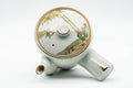 Japanese Kyusu - Bamboo Peacock Kutani-yaki Ceramic Filter Teapot - 400ml - Tezumi