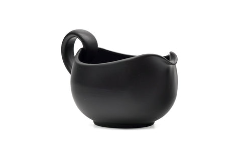 Black Tokoname-yaki Rear-Handled Yuzamashi - 320ml