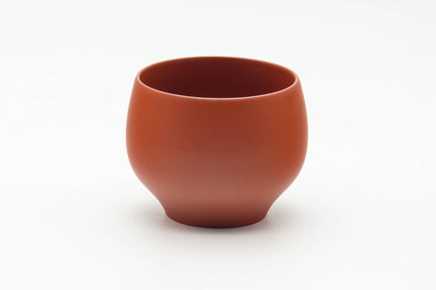 Japanese Teacup - Engraved Village Landscape Tokoname-yaki Yunomi - 160ml