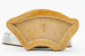 Underside of the lid showing the unglazed tan Akahada-yaki clay.