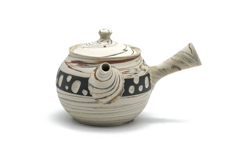 Mizutama Nerikomi Tokoname Teapot - 260ml