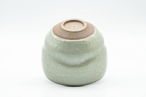 Japanese Teacup - Sage Green Celadon Snowflake Glazed Yunomi - 220ml