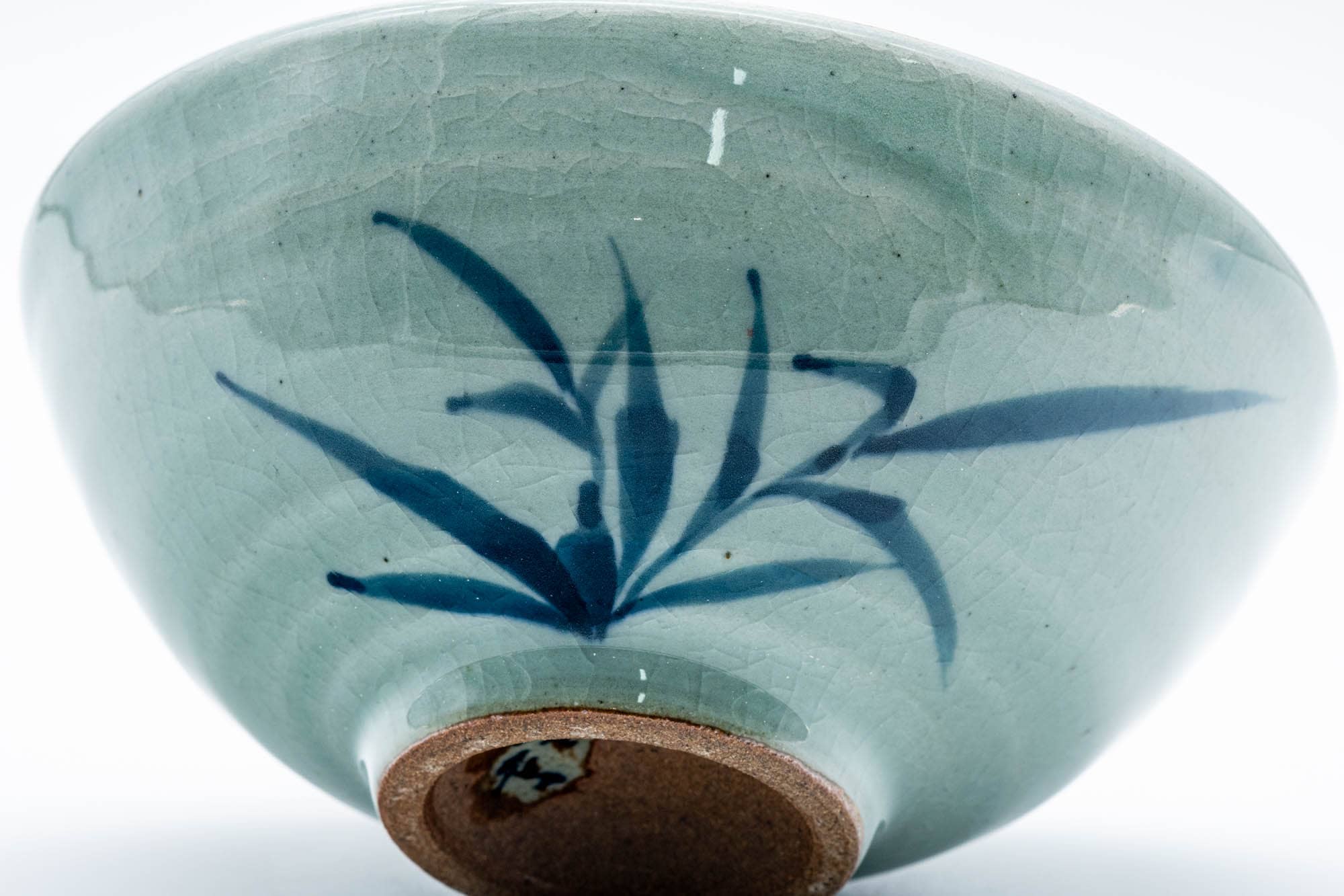 Japanese Matcha Bowl - Long Grass Celadon Glazed Chawan - 200ml