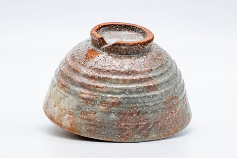 Japanese Matcha Bowl - 萩殿窯 Hagiden Kiln - Gohonte Rokurome Hagi-yaki Chawan - 250ml