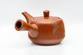 Japanese Kyusu - Engraved Village Tokoname-yaki Debeso Teapot - 275ml - Tezumi