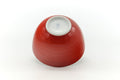 Tezumi — Japanese Teacup - Red Gold Bird Porcelain Yunomi - 175ml — top-down view of the interior