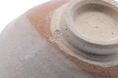 Japanese Matcha Bowl - Beige Glazed Drip-Glazed Tenmoku-gata Chawan - 400ml