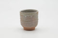 Tezumi — Japanese Teacup - Grey Drip-Glazed Hagi-yaki Yunomi - 120ml — front view