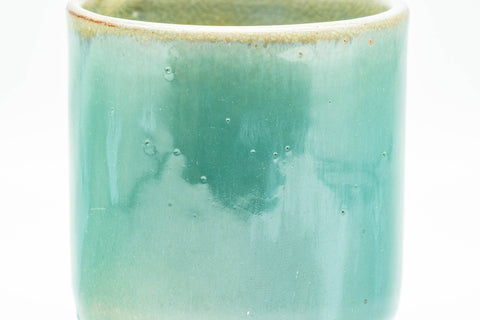 Japanese Teacup - Green Glazed Agano-yaki Yunomi - 160ml - Tezumi