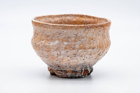 Japanese Matcha Bowl - 都野栖雲 Tsuni Seiun - Biwa-iro Glazed Hagi-yaki Chawan - 300ml