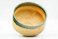 Japanese Matcha Bowl - Beige Green Hantsutsu-gata Chawan - 450ml - Tezumi