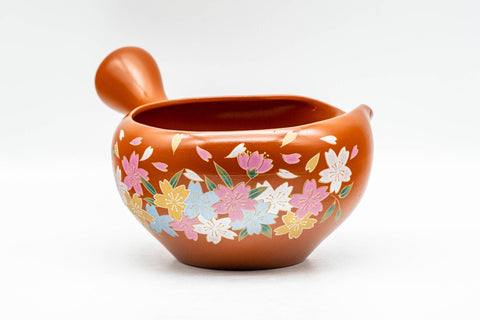 Japanese Yuzamashi - Floral Tokoname-yaki Water Cooler - 300ml