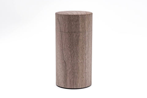 Walnut Wood Veneer Tea Canister - 200g