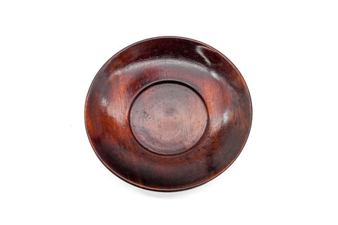 Japanese Chataku - Set of 5 Vintage Wooden Tea Saucers