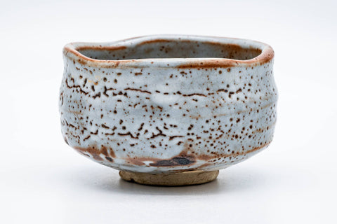 Japanese Matcha Bowl - 加藤秀山 Katou Hideyama - Blue Shino Mino-yaki Chawan - 300ml