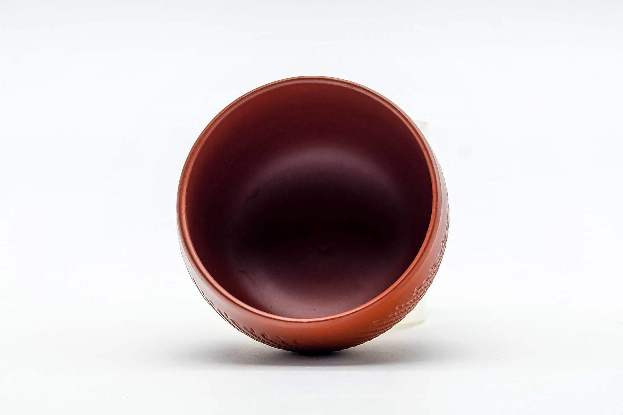 Japanese Teacup - Tochiri Engraved Tokoname-yaki Yunomi - 120ml