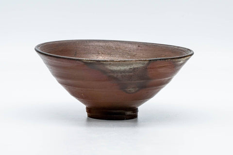 Japanese Matcha Bowl - 西村春湖 三代 Shunko Nishimura III - Hira-gata Bizen-yaki Chawan - 100ml
