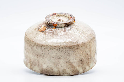 Japanese Matcha Bowl - 兼田佳炎 Kaneda Keien - Milky Glazed Hagi-yaki Chawan - 350ml