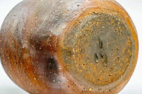 Japanese Tokkuri - Ash Goma Glazed Bizen-yaki Sake Flask