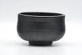 Tezumi — Japanese Matcha Bowl - Dark Grey Glazed Chawan - 250ml — front view