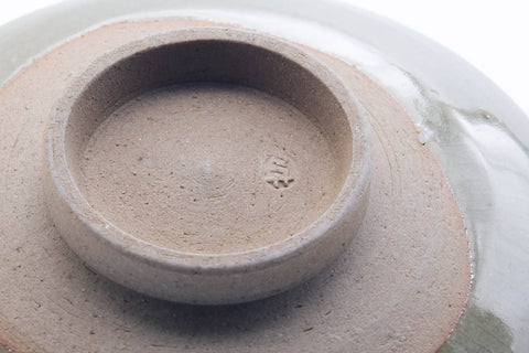 Japanese Matcha Bowl - Green Black Interior Glazed Chawan - 500ml