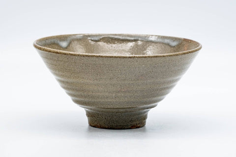 Japanese Matcha Bowl - 小山喜平 Kihei Koyama - Dark Glazed Ao-Ido Chawan - 250ml