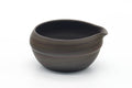 Tezumi — Japanese Katakuchi - Dark Green Nerikomi Handleless Yuzamashi - 205ml — front view